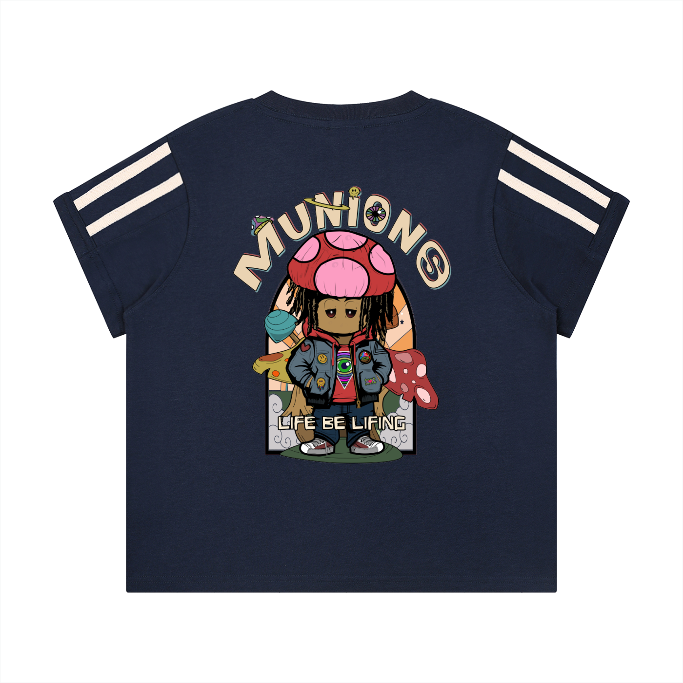 Women's Chapter 002.5 — OG Varsity Stripe Crop Tee