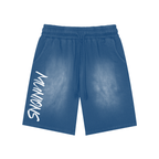 MIIZ ORIGIN Rectangle Patch Monkey Washed Shorts | Chapter 002