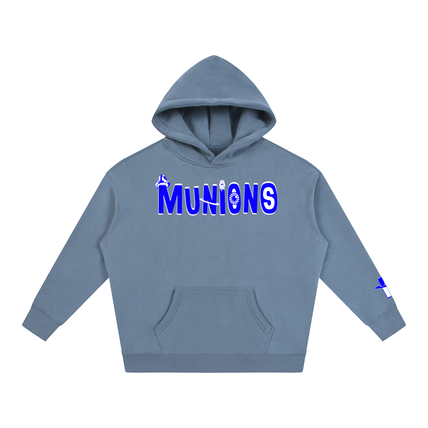 CHAPTER 002.5 MUNIONS BW M — Oversize Fleeced Hoodie