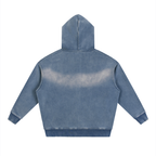 CHAPTER 001 — Living Off Life Sunfade Two-Way Zip Boxy Hoodie