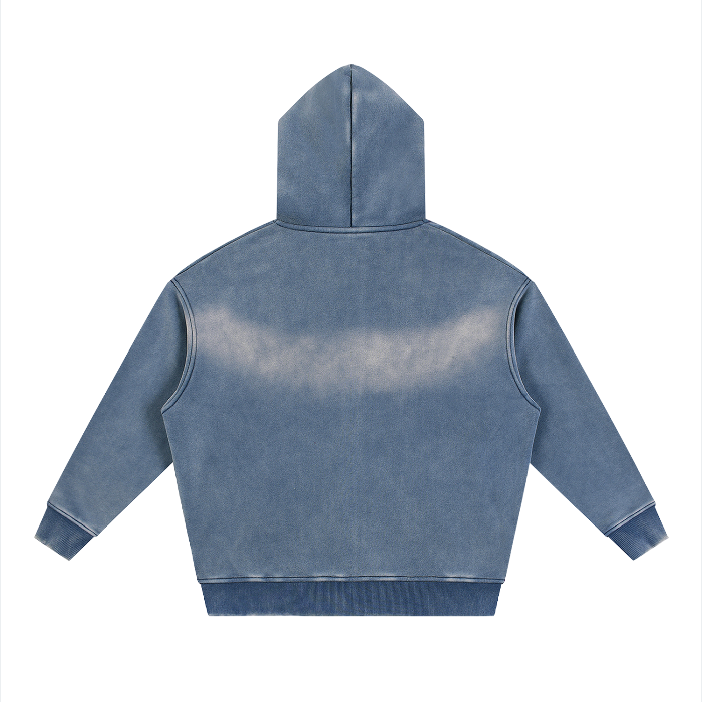 CHAPTER 001 — Living Off Life Sunfade Two-Way Zip Boxy Hoodie