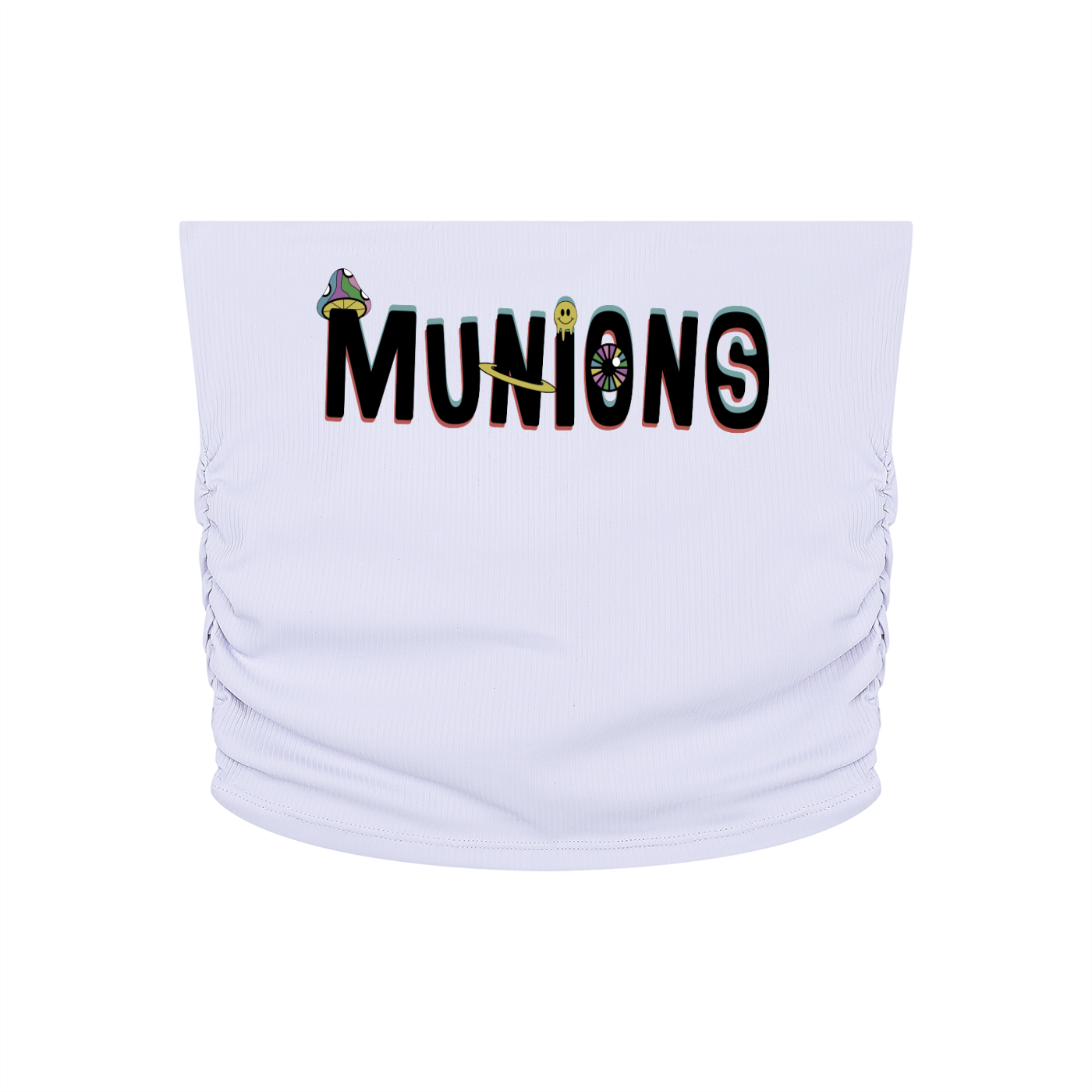 WOMEN'S-MIIZ ORIGIN – Ruched Cropped Yoga Tube Top | Chapter 002