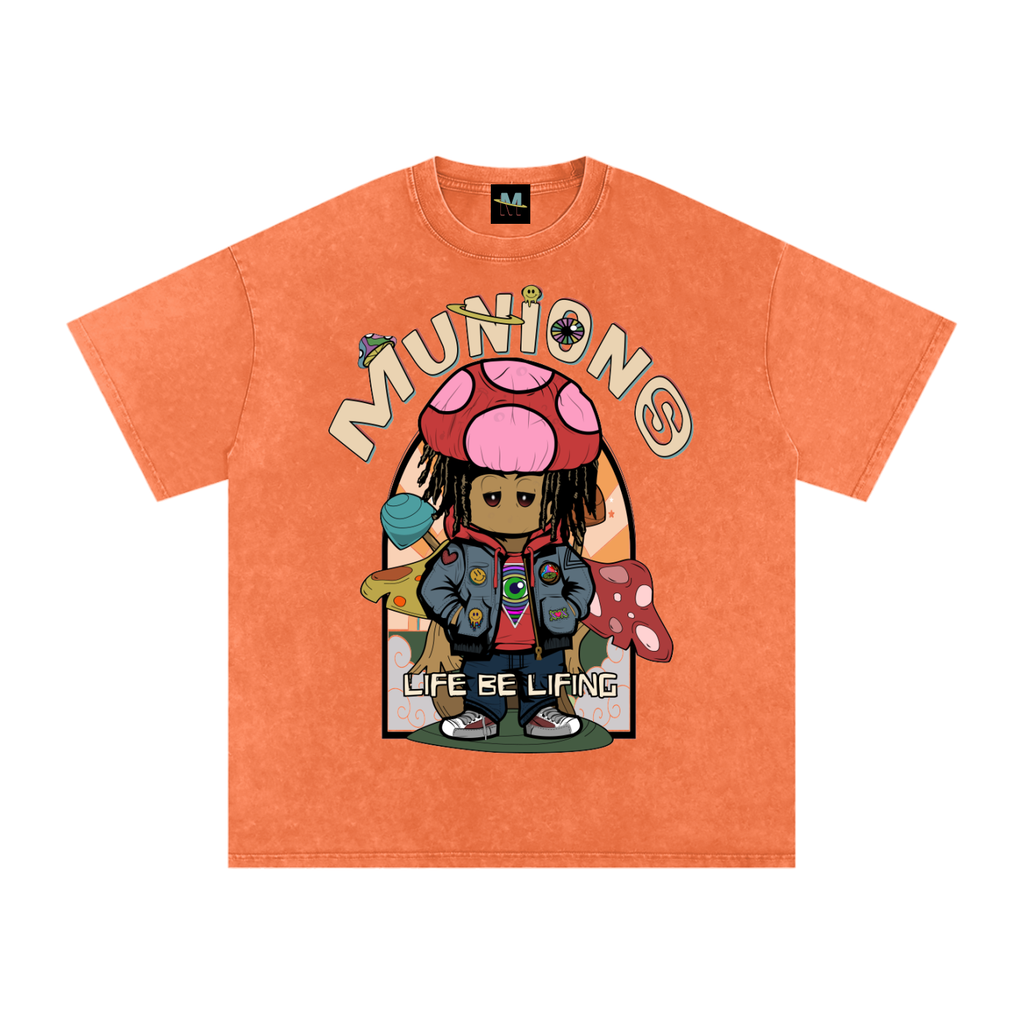 CHAPTER 002 MIIZ ORIGIN CORE COLLECTION— Snow Washed Oversized Tee