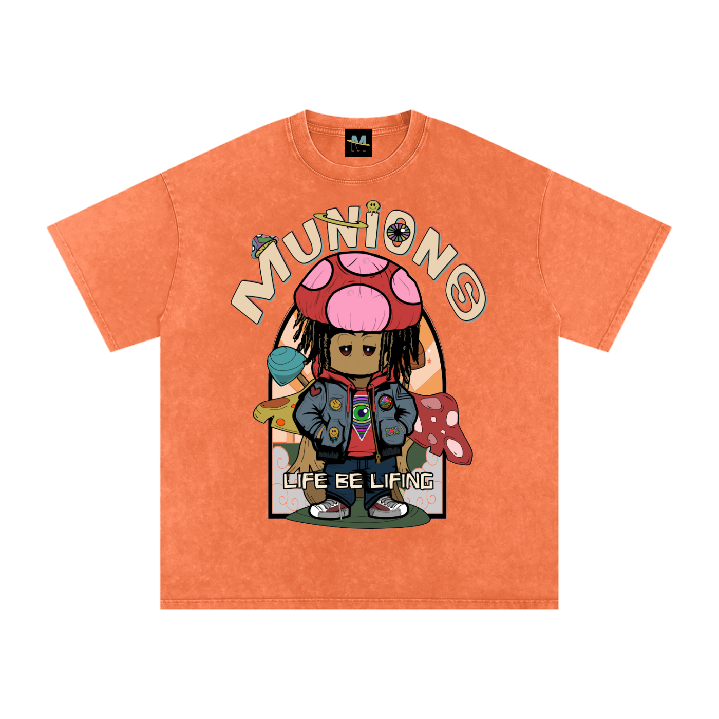 CHAPTER 002 MIIZ ORIGIN CORE COLLECTION— Snow Washed Oversized Tee