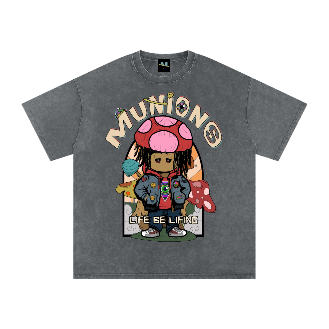 CHAPTER 002 — Miiz Origin Vintage Core Snow Washed Oversized Tee