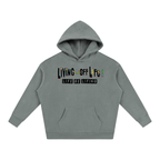 CHAPTER 001 LIVING OFF LIFE-Oversize Fleeced Hoodie