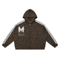 CHAPTER 002.5 MUNIONS CORE COLLECTION — Life Is Worth It Leopard Full Zip Hoodie