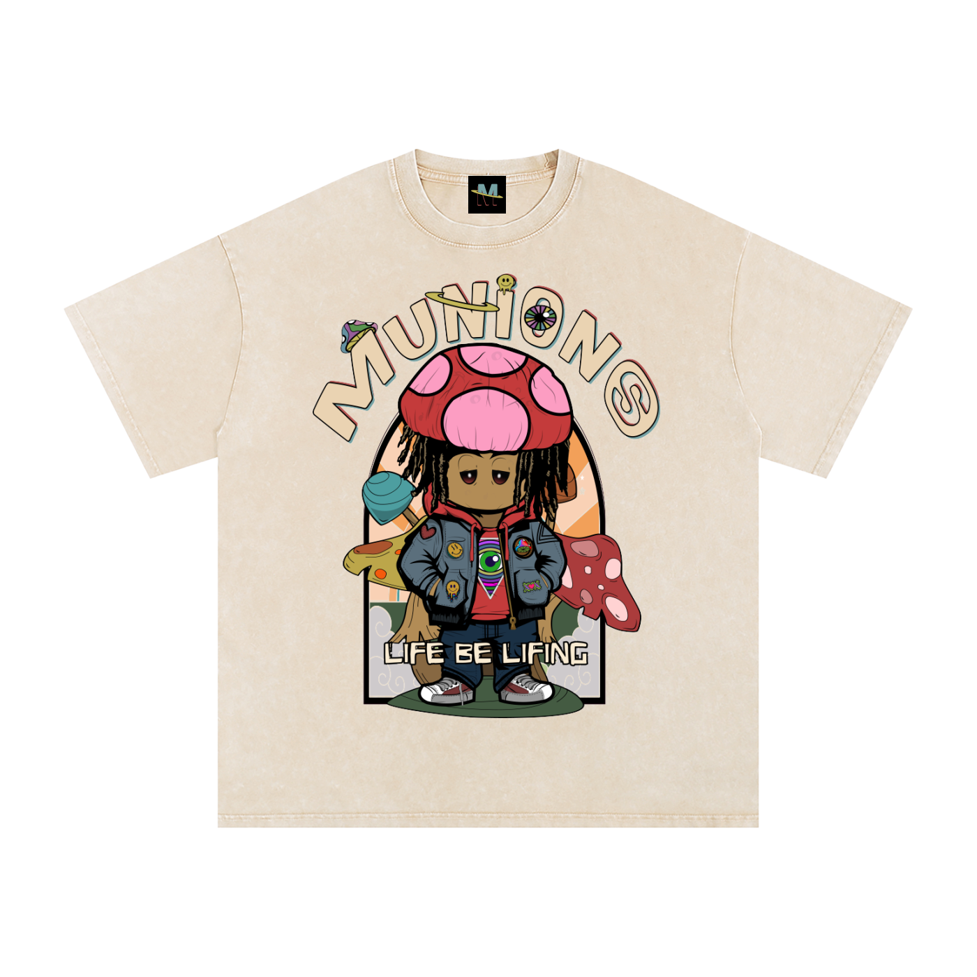 CHAPTER 002 — Miiz Origin Vintage Core Snow Washed Oversized Tee