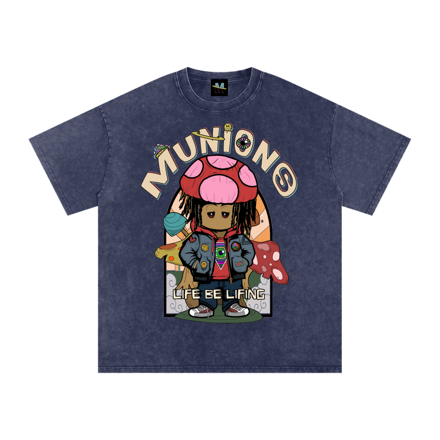 CHAPTER 002 — Miiz Origin Vintage Core Snow Washed Oversized Tee