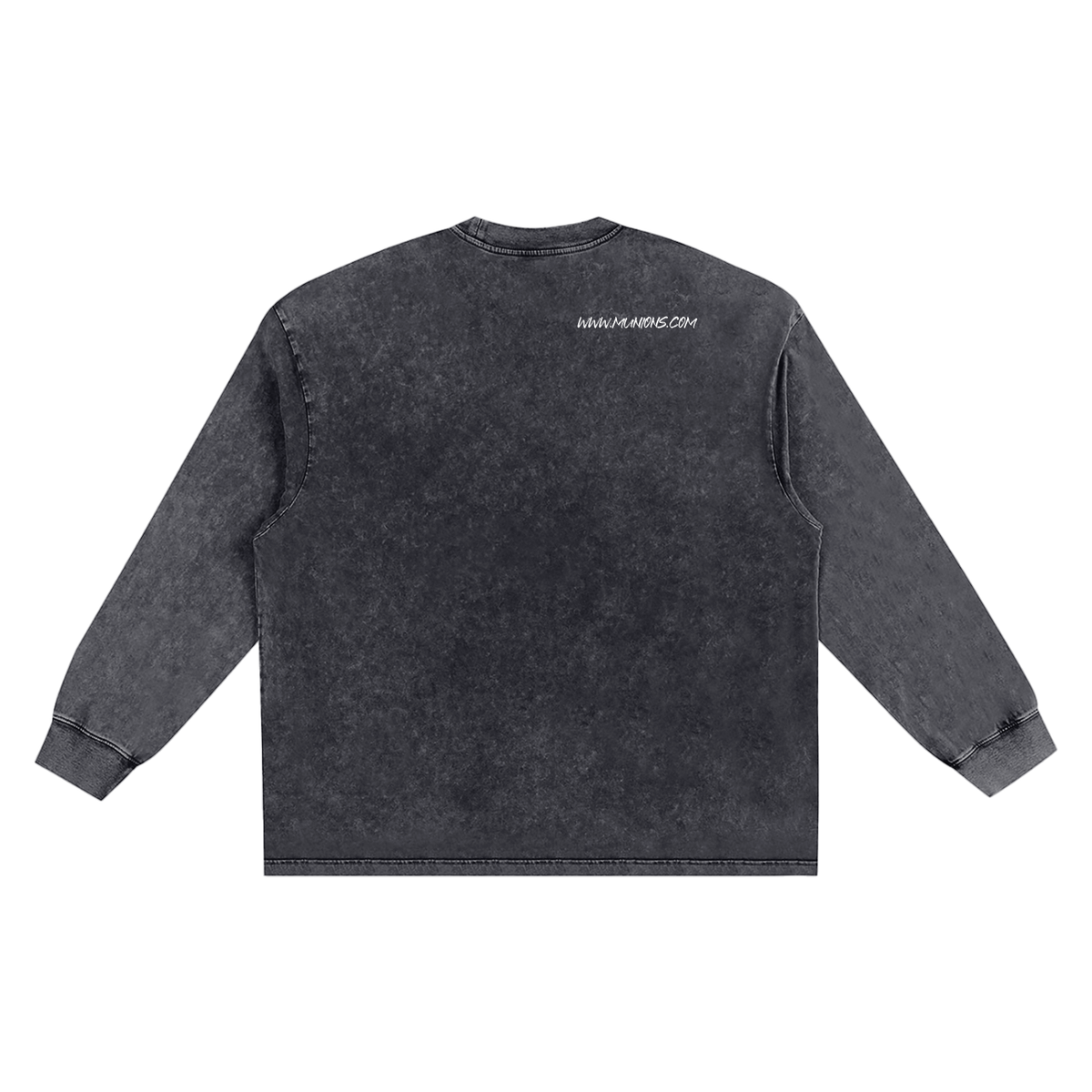CHAPTER 002 MUNIONS MISTERY CORE COLLECTION-Snow Washed Frayed Edge T-Shirt