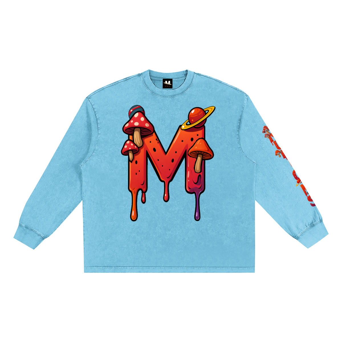 CHAPTER 003 MUNIONS M-Snow Washed Frayed Edge T-Shirt