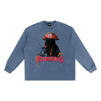 CHAPTER 002 MUNIONS MISTERY CORE COLLECTION-Snow Washed Frayed Edge T-Shirt