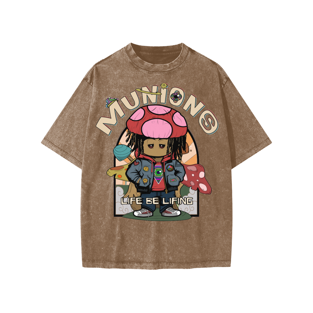 YOUTH CHAPTER 002 MIIZ ORIGIN CORE COLLECTION-Snow Washed T-Shirt