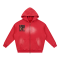 CHAPTER 001 — Living Off Life Sunfade Two-Way Zip Boxy Hoodie
