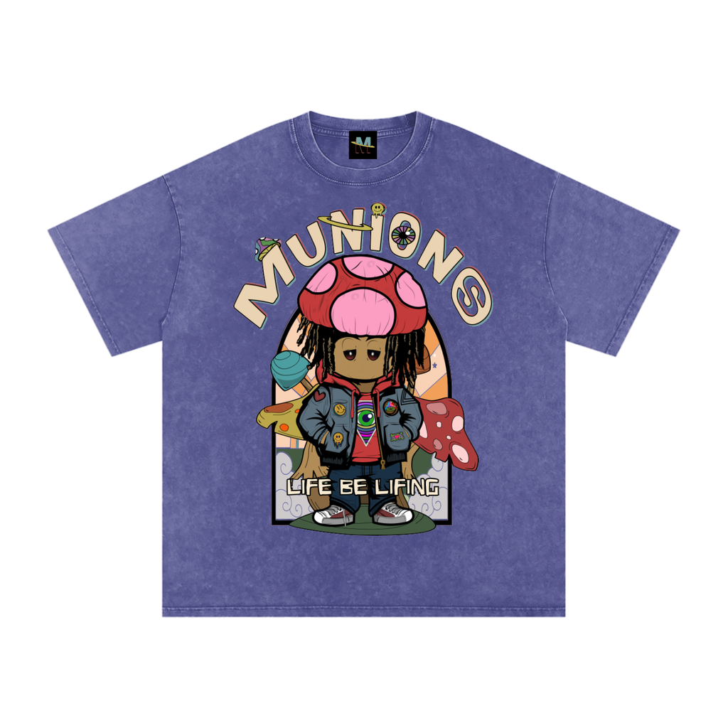 CHAPTER 002 MIIZ ORIGIN CORE COLLECTION— Snow Washed Oversized Tee