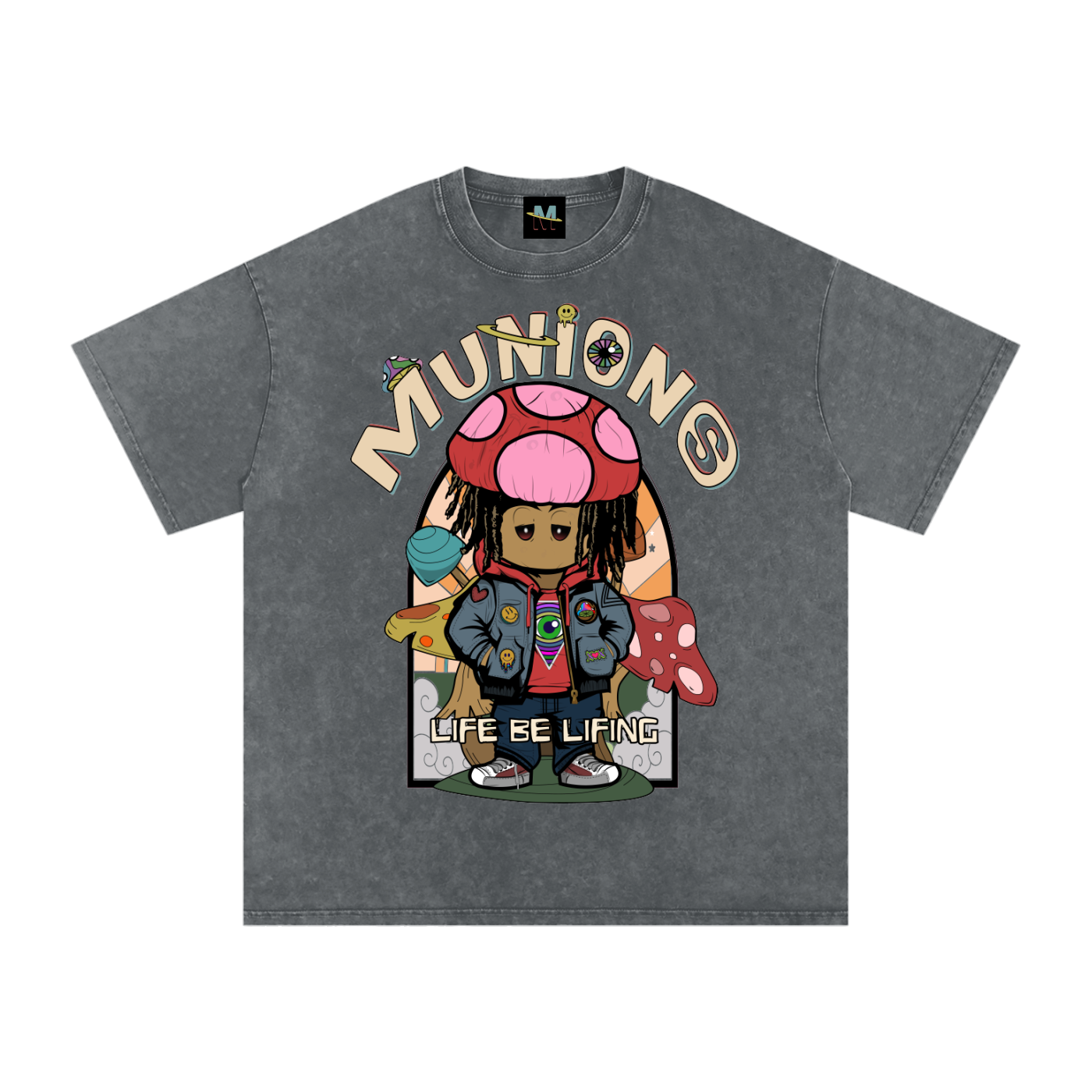 CHAPTER 002 MIIZ ORIGIN CORE COLLECTION— Snow Washed Oversized Tee