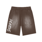 MIIZ ORIGIN Rectangle Patch Monkey Washed Shorts | Chapter 002