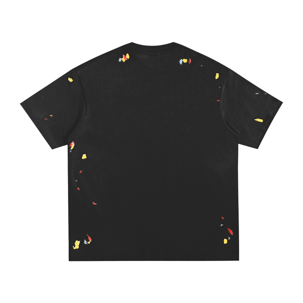 CHAPTER 001 LIVING OFF LIFE-Paint Splatter T-Shirt