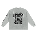CHAPTER 003: MUNIONS DRIP BW | Snow-Washed Long-Sleeve Tee