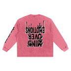 CHAPTER 003: MUNIONS DRIP BW | Snow-Washed Long-Sleeve Tee