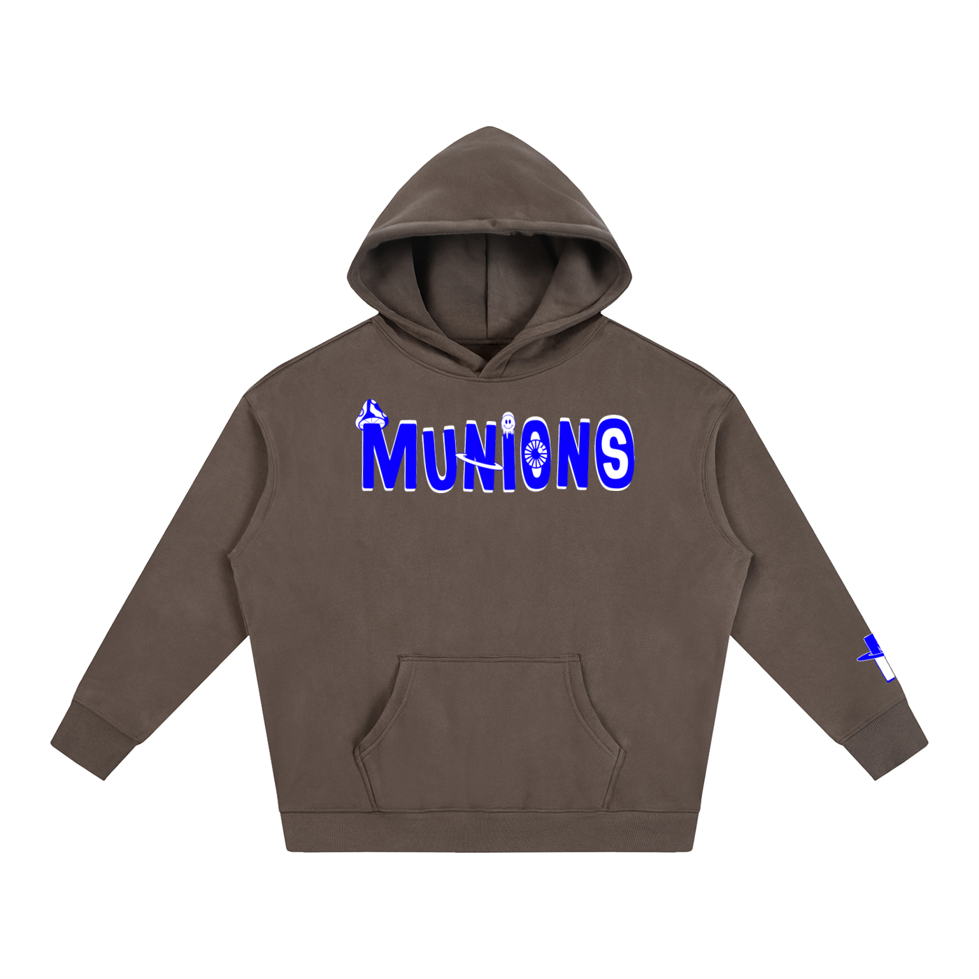 CHAPTER 002.5 MUNIONS BW M — Oversize Fleeced Hoodie