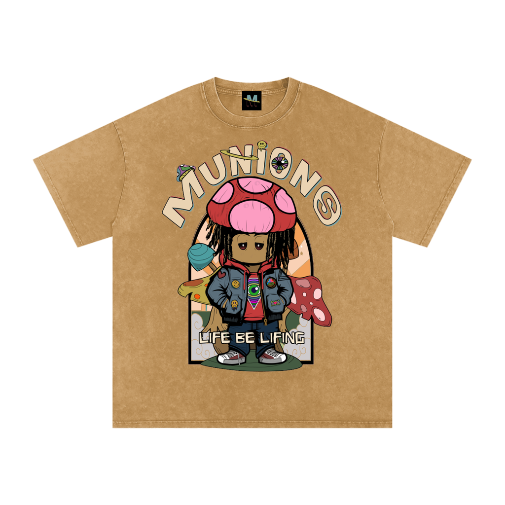 CHAPTER 002 MIIZ ORIGIN CORE COLLECTION— Snow Washed Oversized Tee