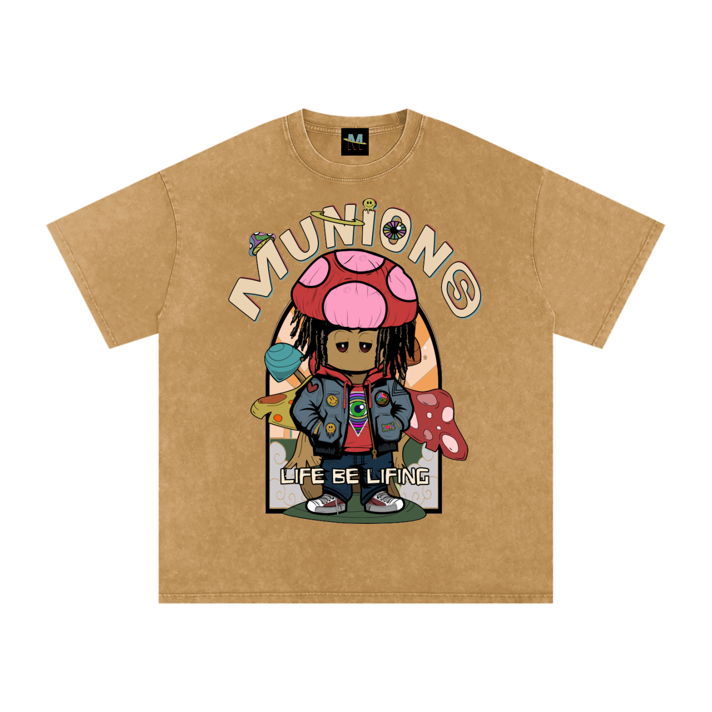 CHAPTER 002 MIIZ ORIGIN CORE COLLECTION— Snow Washed Oversized Tee