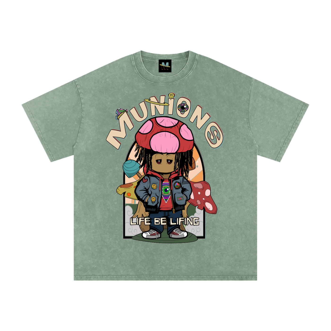 CHAPTER 002 — Miiz Origin Vintage Core Snow Washed Oversized Tee