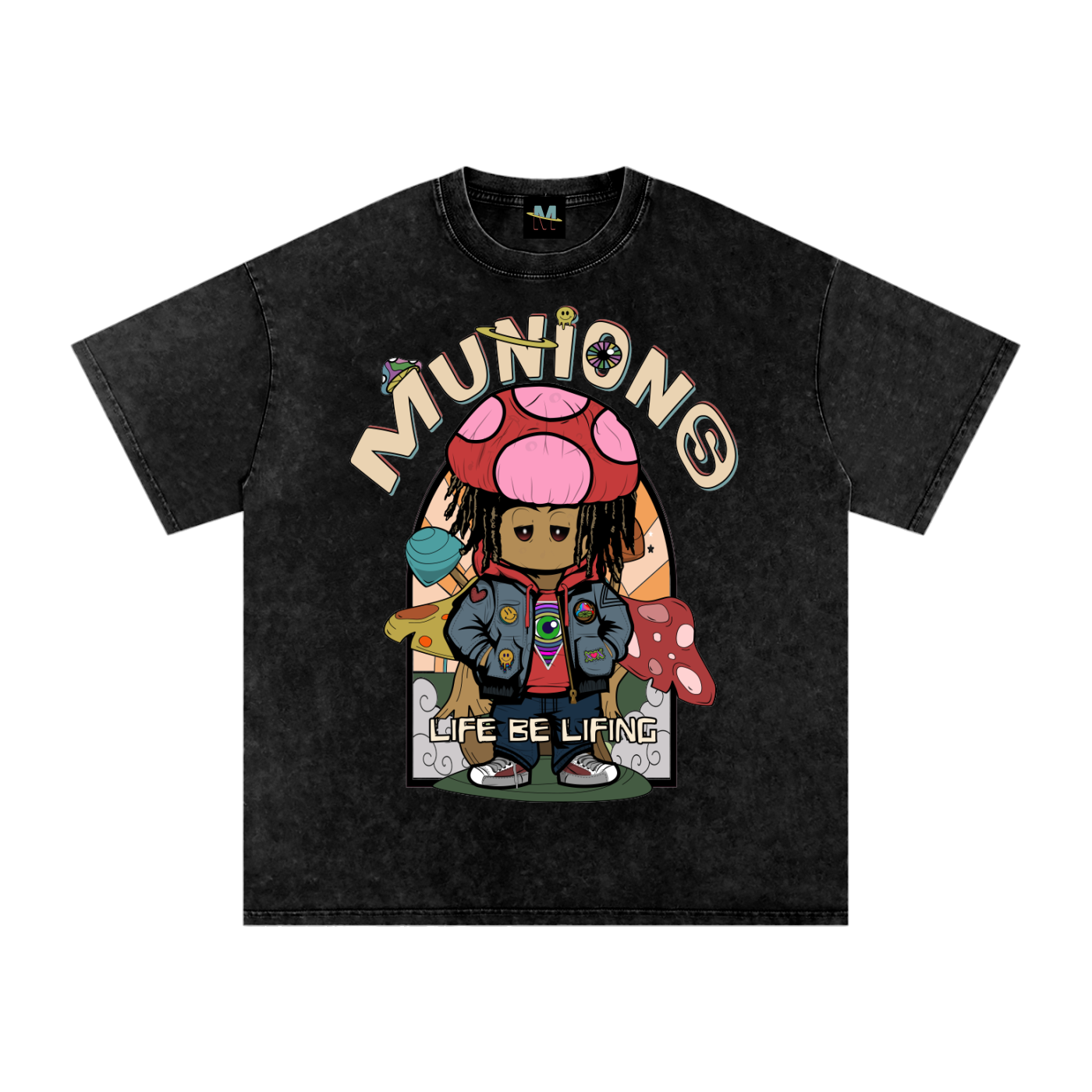 CHAPTER 002 — Miiz Origin Vintage Core Snow Washed Oversized Tee