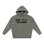 CHAPTER 001 LIVING OFF LIFE-Oversize Fleeced Hoodie