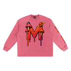CHAPTER 003 MUNIONS M-Snow Washed Frayed Edge T-Shirt