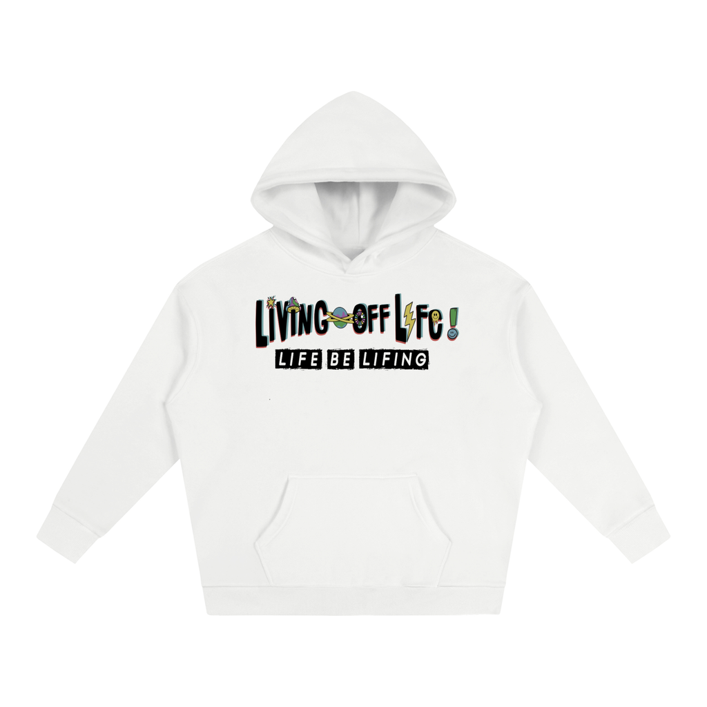CHAPTER 001 LIVING OFF LIFE-Oversize Fleeced Hoodie