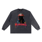 CHAPTER 002 MUNIONS MISTERY CORE COLLECTION-Snow Washed Frayed Edge T-Shirt