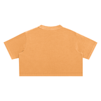 Women's Chapter 001 — Living Off Life STK Snow Washed Crop Tee