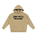 CHAPTER 001 LIVING OFF LIFE-Oversize Fleeced Hoodie