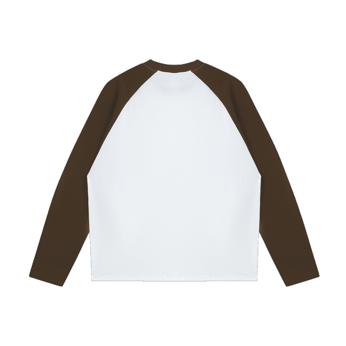 MUNIONS BWN LBL CORE COLLECTION-Color-Blocked Raglan Long-Sleeve T-Shirt