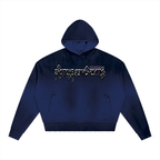 MUNIONS CORE COLLECTION M.O.E DRIP-Unisex Sunfade Distressed Boxy Hoodie