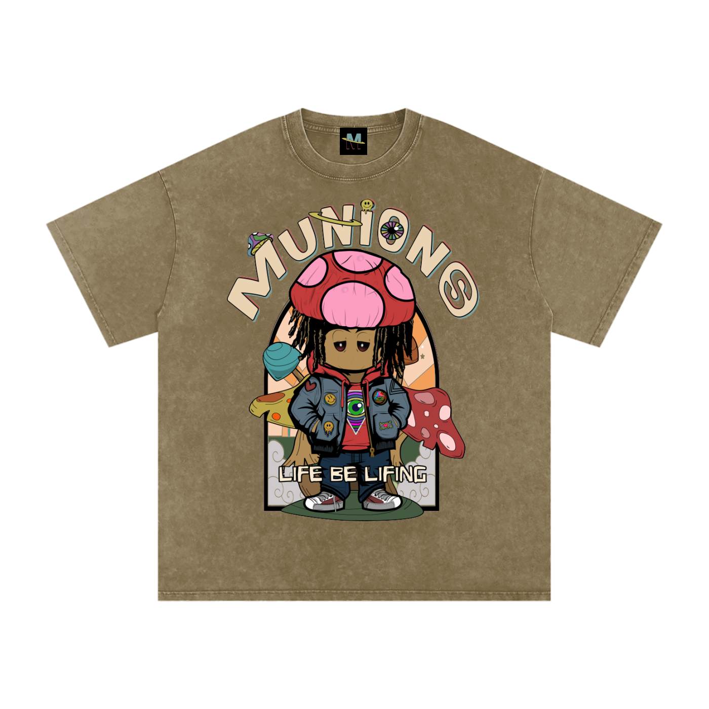 CHAPTER 002 — Miiz Origin Vintage Core Snow Washed Oversized Tee
