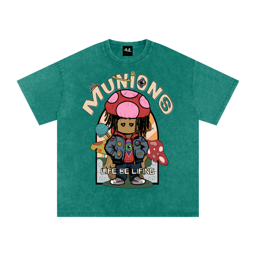 CHAPTER 002 MIIZ ORIGIN CORE COLLECTION— Snow Washed Oversized Tee