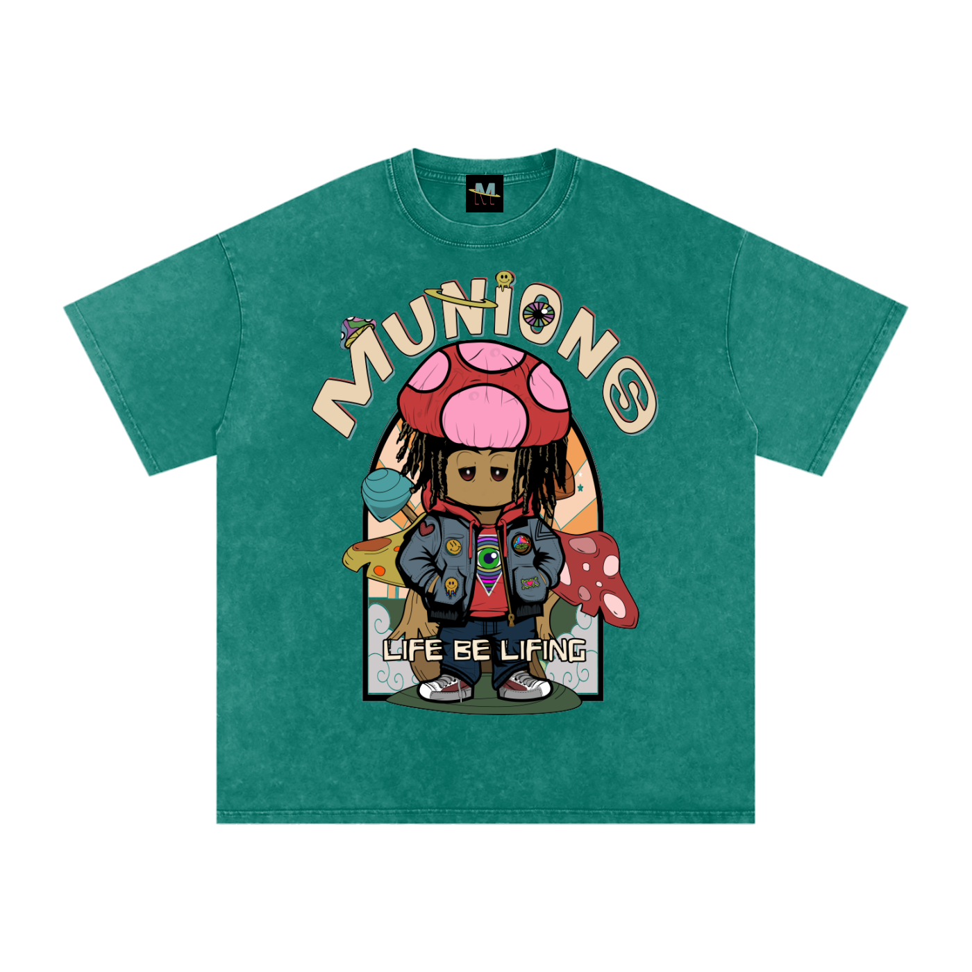 CHAPTER 002 MIIZ ORIGIN CORE COLLECTION— Snow Washed Oversized Tee