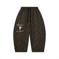 CHAPTER 002.5 MUNIONS CORE COLLECTION — Life Is Worth It Leopard Barrel Leg Sweatpants