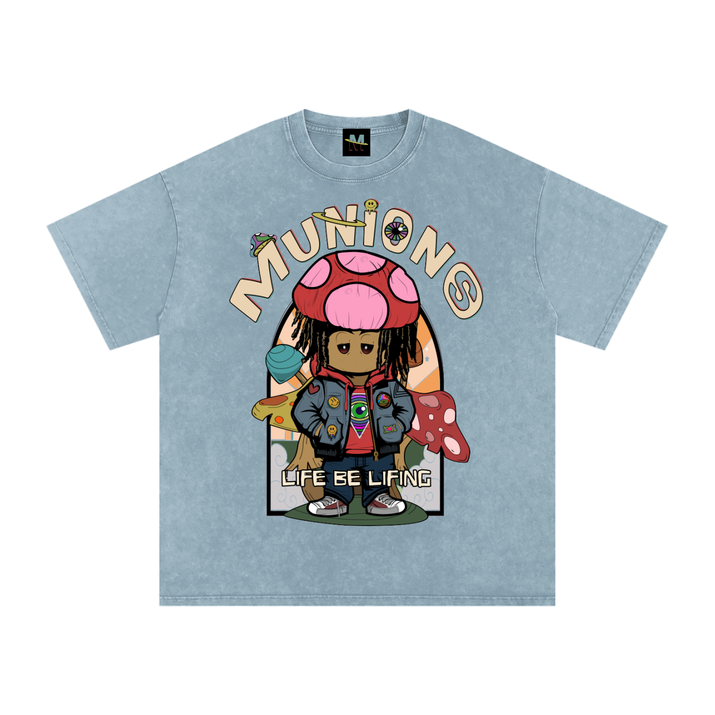 CHAPTER 002 MIIZ ORIGIN CORE COLLECTION— Snow Washed Oversized Tee