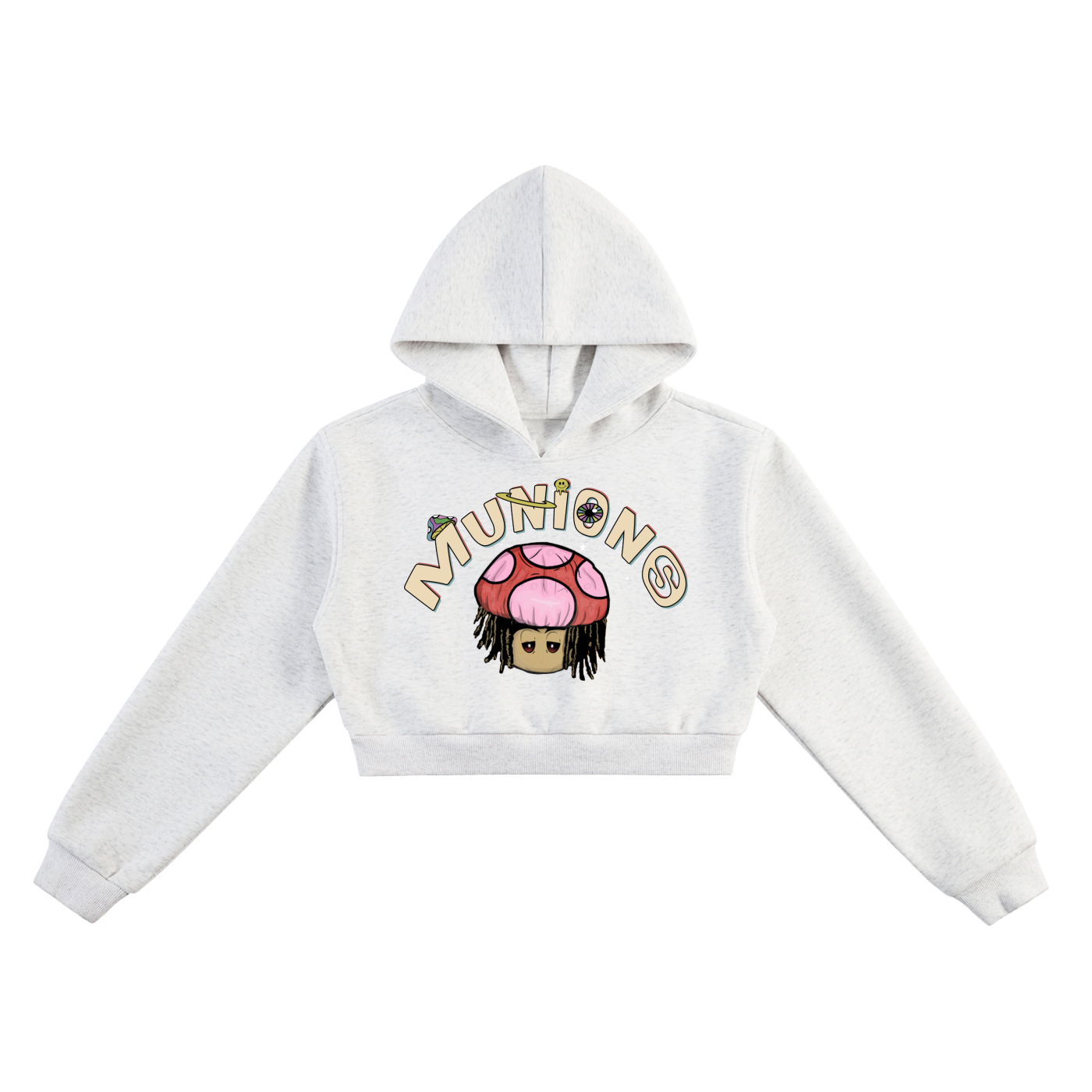 WOMENS CHAPTER 002.5 MUNIONS-Essential Cropped Hoodie