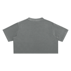 Women's Chapter 001 — Living Off Life STK Snow Washed Crop Tee