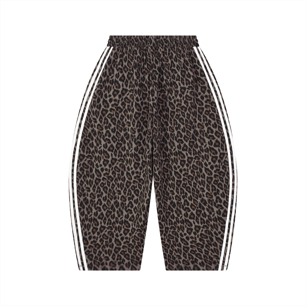 CHAPTER 002.5 MUNIONS CORE COLLECTION — Life Is Worth It Leopard Barrel Leg Sweatpants