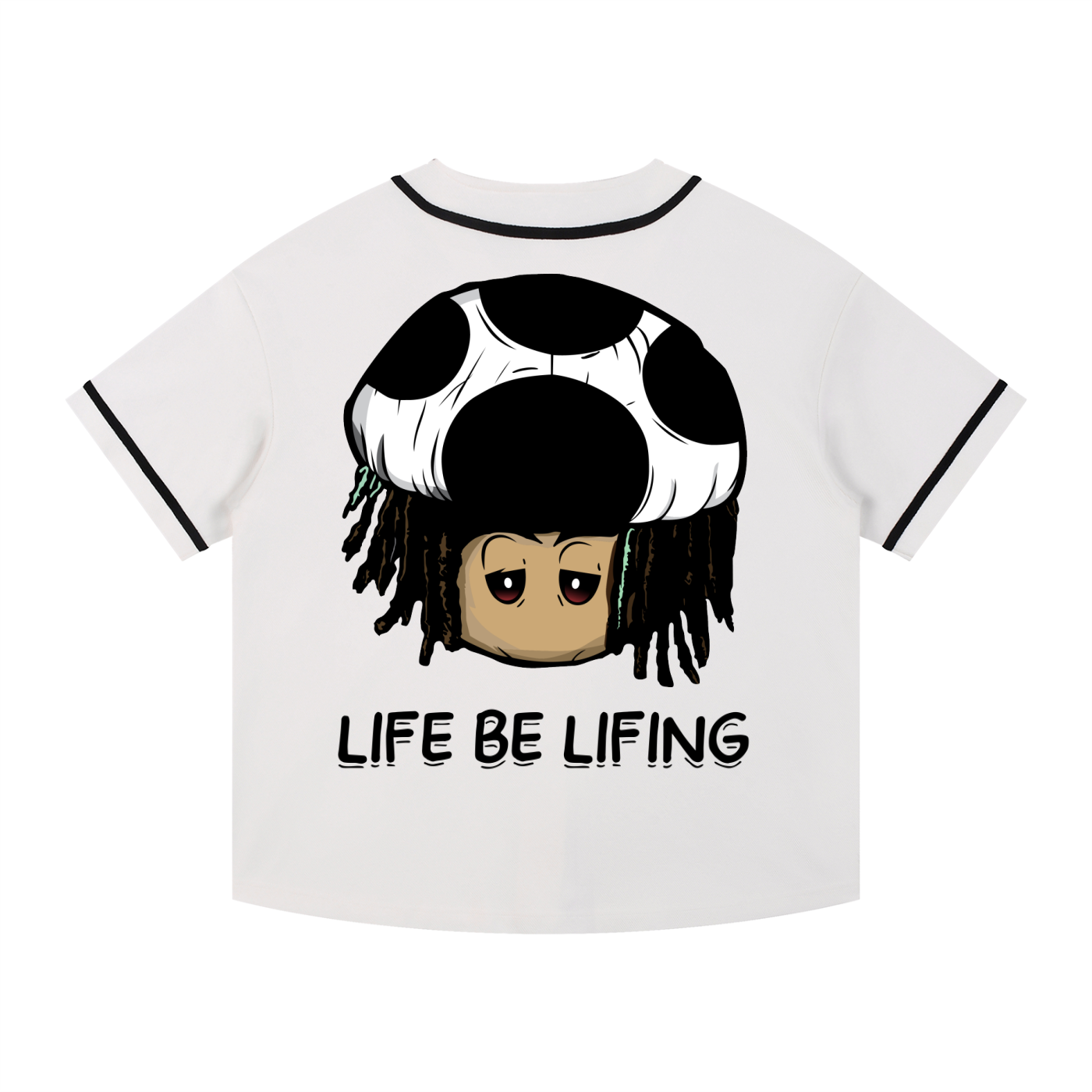 Munions OG BW HD Contrast Piped Button-Up Jersey
