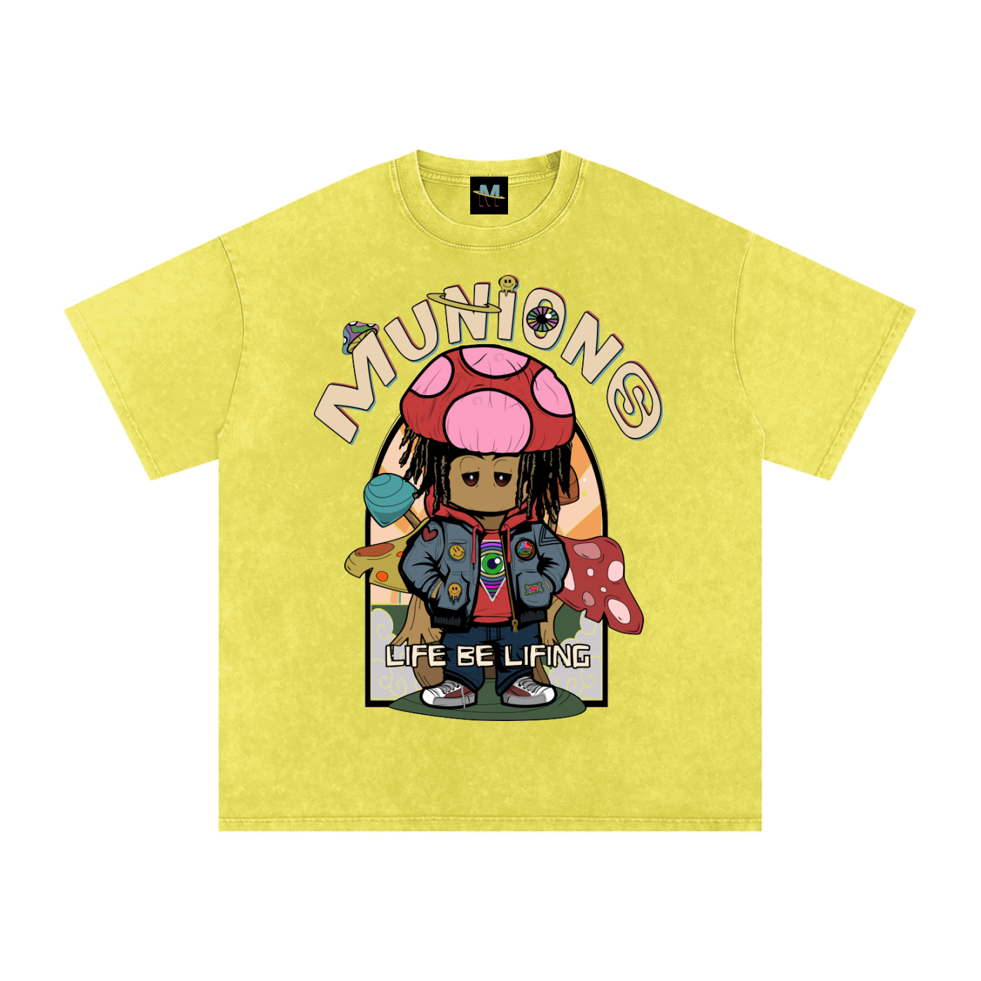 CHAPTER 002 — Miiz Origin Vintage Core Snow Washed Oversized Tee