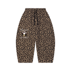 CHAPTER 002.5 MUNIONS CORE COLLECTION — Life Is Worth It Leopard Barrel Leg Sweatpants