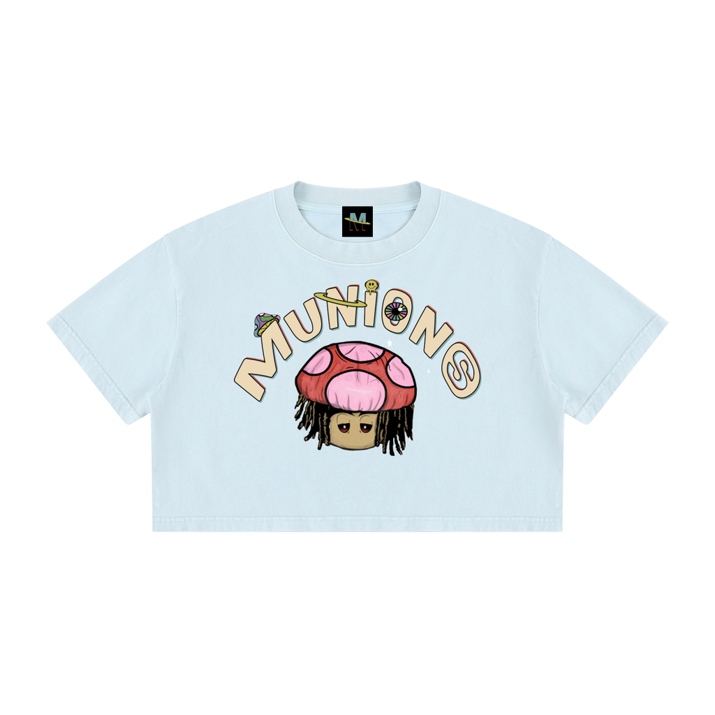 Women's MMunions OG HD Mineral Wash Crop Tee