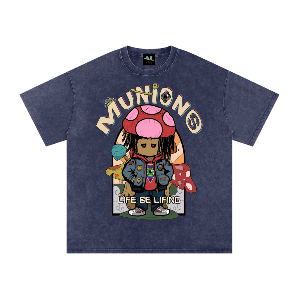 CHAPTER 002 MIIZ ORIGIN CORE COLLECTION— Snow Washed Oversized Tee